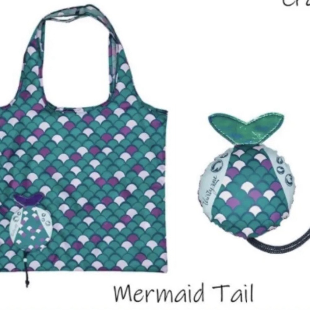 Thirty-One Foldaway Tote Mermaid Tail